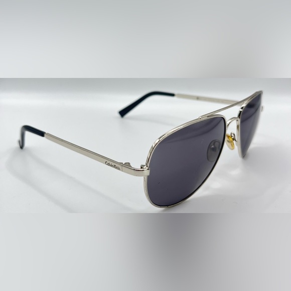 Calvin Klein Other - Calvin Klein R1595 Silver Pilot Sunglasses Frames